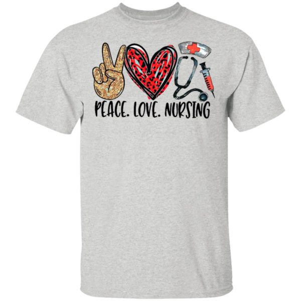 Diamond Peace Love And Nursing 2021 Shirt