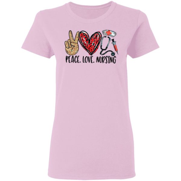 Diamond Peace Love And Nursing 2021 Shirt