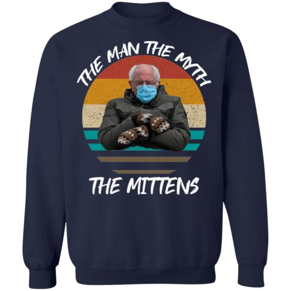 Bernie Sanders The Man The Myth The Mittens 2021 Inauguration Shirt