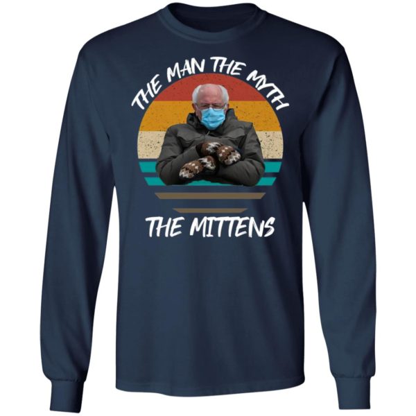 Bernie Sanders The Man The Myth The Mittens 2021 Inauguration Shirt