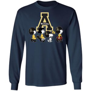 The Peanuts Snoopy And Friends Cheer For The Appalachian State Mountaineers NCAA Shirt