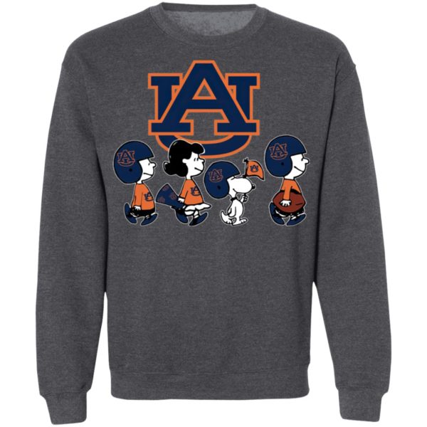 The Peanuts Snoopy And Friends Cheer For The Auburn Tigers NCAA Shirt