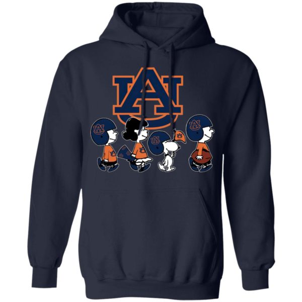 The Peanuts Snoopy And Friends Cheer For The Auburn Tigers NCAA Shirt