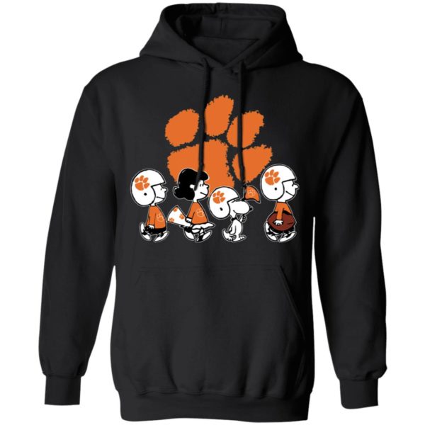 The Peanuts Snoopy And Friends Cheer For The Clemson Tigers NCAA Shirt