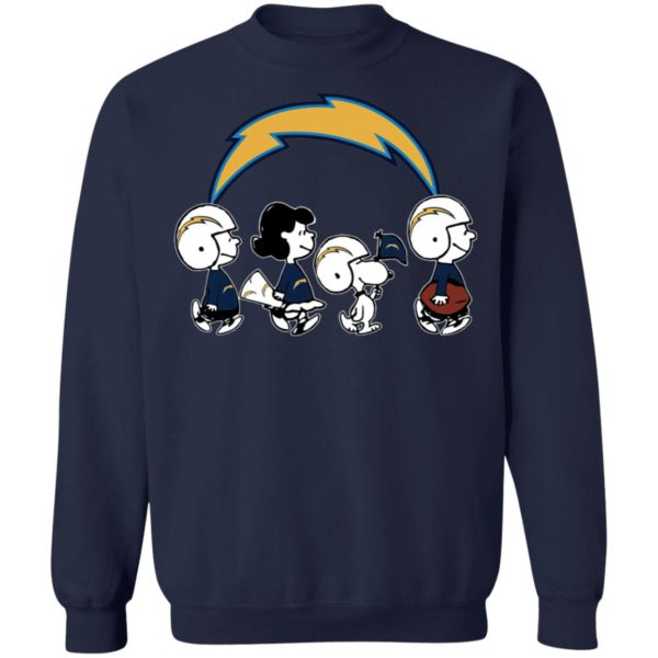The Peanuts Snoopy And Friends Cheer For The Los Angeles Chargers NFL Shirt