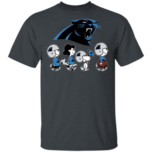 The Peanuts Snoopy And Friends Cheer For The Carolina Panthers NFL Shirt