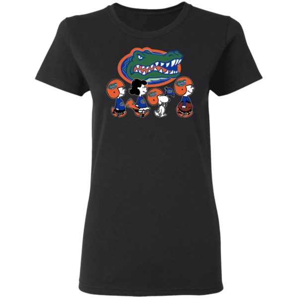 The Peanuts Snoopy And Friends Cheer For The Florida Gators NCAA Shirt