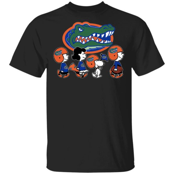 The Peanuts Snoopy And Friends Cheer For The Florida Gators NCAA Shirt