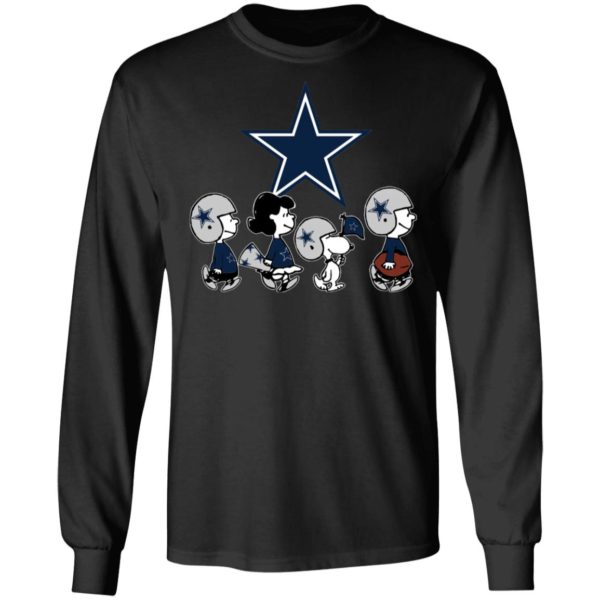 The Peanuts Snoopy And Friends Cheer For The Dallas Cowboys NFL Shirt