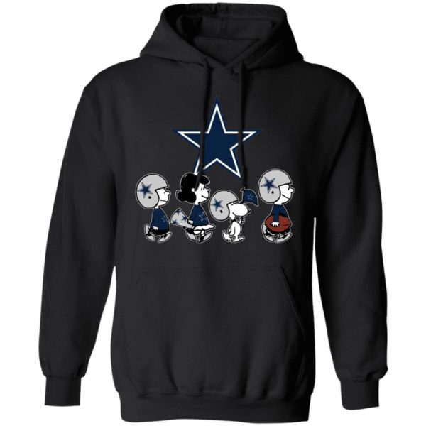 The Peanuts Snoopy And Friends Cheer For The Dallas Cowboys NFL Shirt