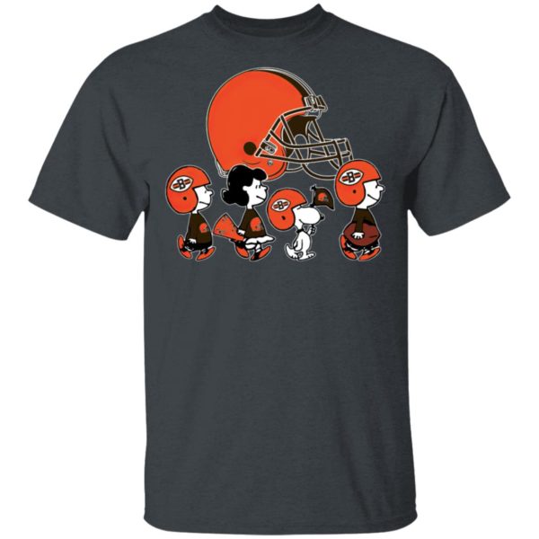The Peanuts Snoopy And Friends Cheer For The Cleveland Browns NFL Shirt