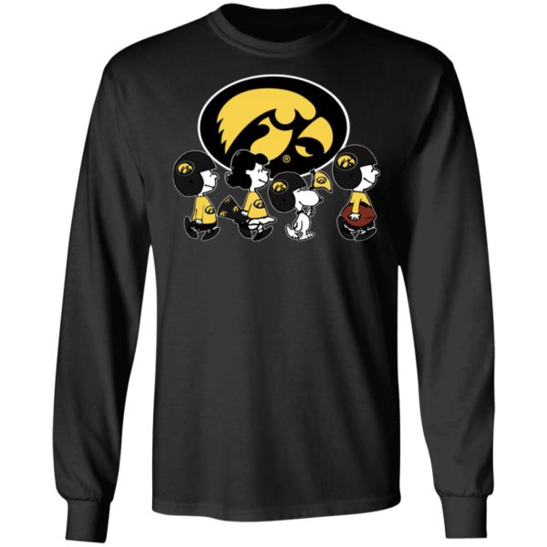 The Peanuts Snoopy And Friends Cheer For The Iowa Hawkeyes NCAA Shirt