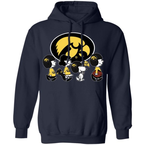 The Peanuts Snoopy And Friends Cheer For The Iowa Hawkeyes NCAA Shirt