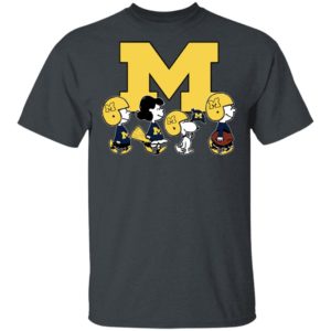 The Peanuts Snoopy And Friends Cheer For The Michigan Wolverines NFL Shirt