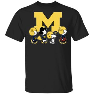 The Peanuts Snoopy And Friends Cheer For The Michigan Wolverines NFL Shirt