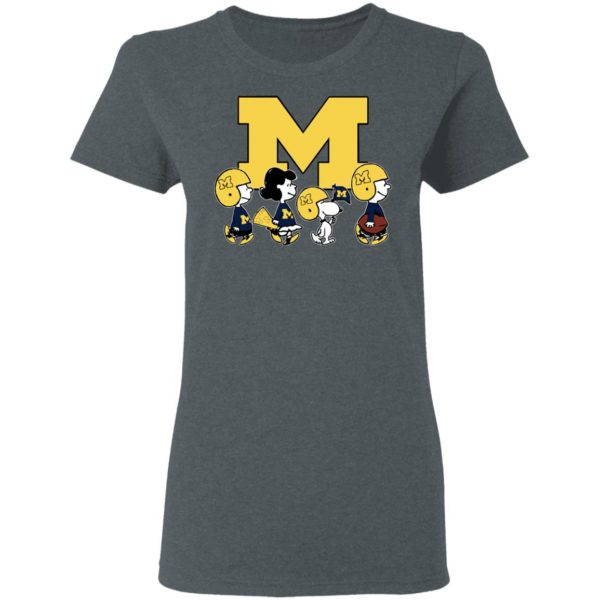 The Peanuts Snoopy And Friends Cheer For The Michigan Wolverines NFL Shirt