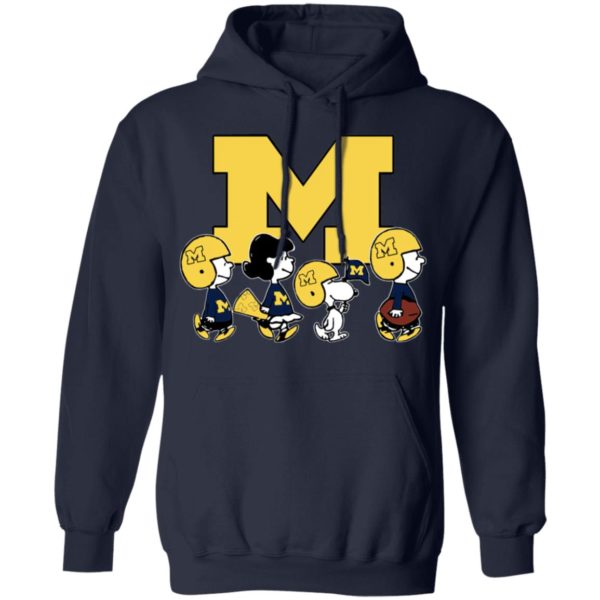 The Peanuts Snoopy And Friends Cheer For The Michigan Wolverines NFL Shirt