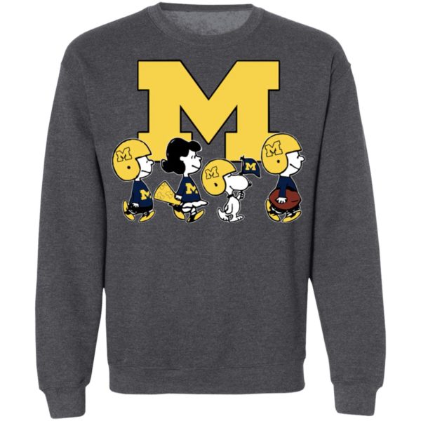 The Peanuts Snoopy And Friends Cheer For The Michigan Wolverines NFL Shirt