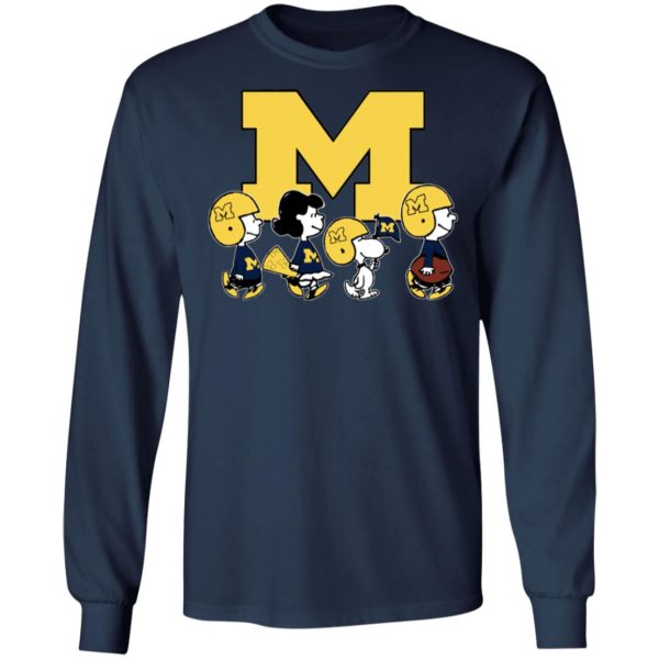 The Peanuts Snoopy And Friends Cheer For The Michigan Wolverines NFL Shirt