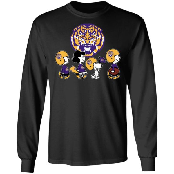 The Peanuts Snoopy And Friends Cheer For The LSU Tigers NCAA Shirt