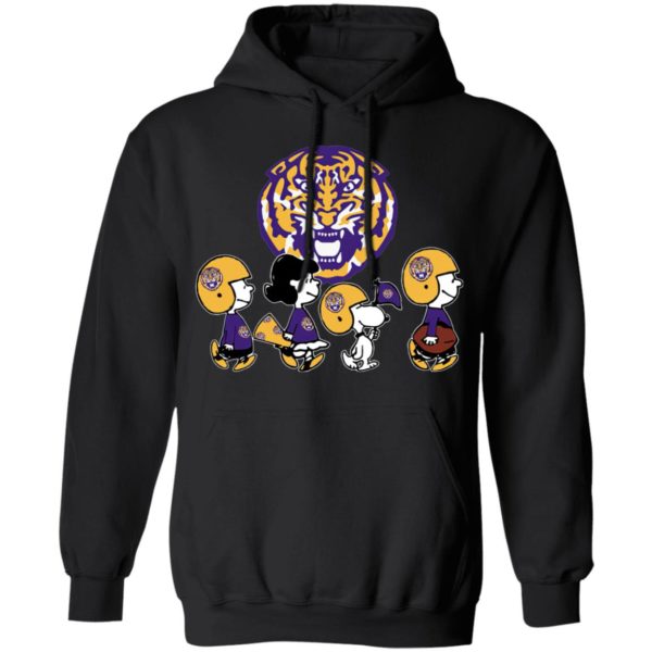 The Peanuts Snoopy And Friends Cheer For The LSU Tigers NCAA Shirt