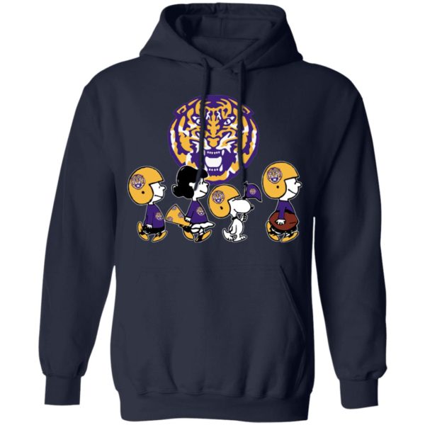 The Peanuts Snoopy And Friends Cheer For The LSU Tigers NCAA Shirt