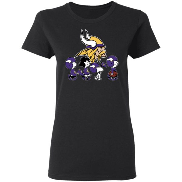 The Peanuts Snoopy And Friends Cheer For The Minnesota Vikings NFL Shirt