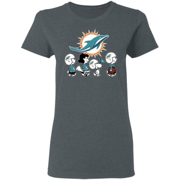 The Peanuts Snoopy And Friends Cheer For The Miami Dolphins NFL Shirt