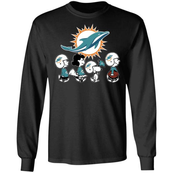 The Peanuts Snoopy And Friends Cheer For The Miami Dolphins NFL Shirt