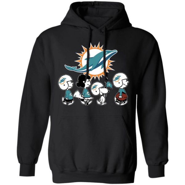 The Peanuts Snoopy And Friends Cheer For The Miami Dolphins NFL Shirt