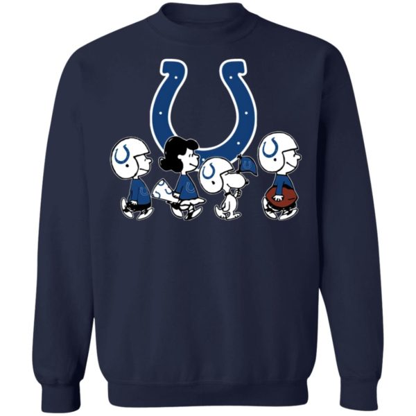 The Peanuts Snoopy And Friends Cheer For The Indianapolis Colts NFL Shirt