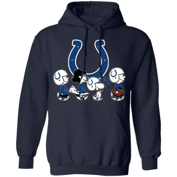 The Peanuts Snoopy And Friends Cheer For The Indianapolis Colts NFL Shirt