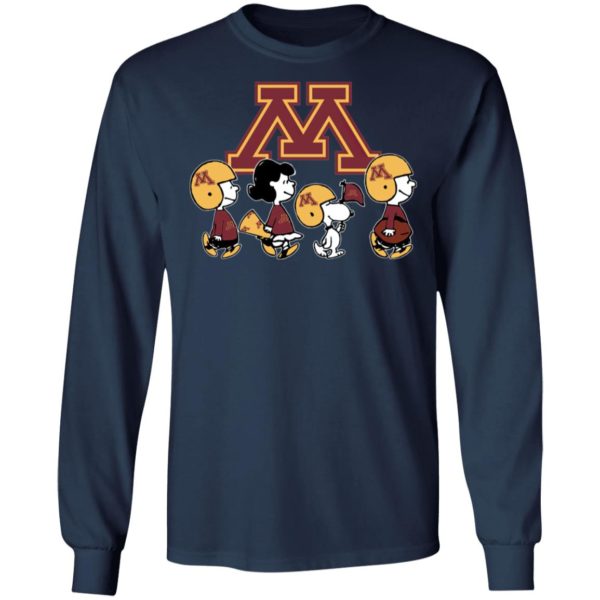 The Peanuts Snoopy And Friends Cheer For The Minnesota Golden Gophers NCAA Shirt