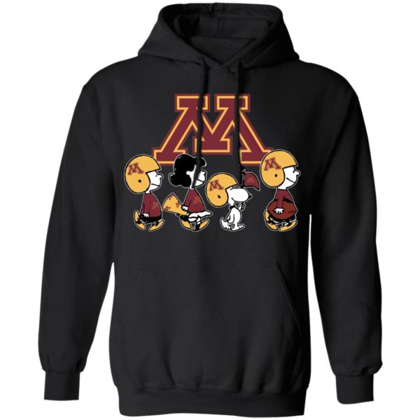 The Peanuts Snoopy And Friends Cheer For The Minnesota Golden Gophers NCAA Shirt