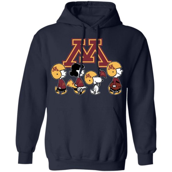 The Peanuts Snoopy And Friends Cheer For The Minnesota Golden Gophers NCAA Shirt