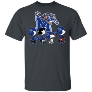 The Peanuts Snoopy And Friends Cheer For The Memphis Tigers NCAA Shirt