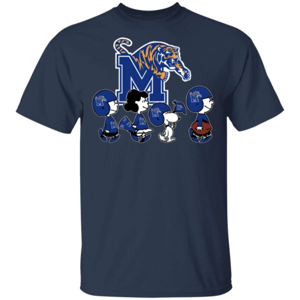 The Peanuts Snoopy And Friends Cheer For The Memphis Tigers NCAA Shirt