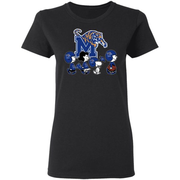 The Peanuts Snoopy And Friends Cheer For The Memphis Tigers NCAA Shirt