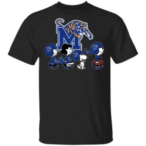 The Peanuts Snoopy And Friends Cheer For The Memphis Tigers NCAA Shirt