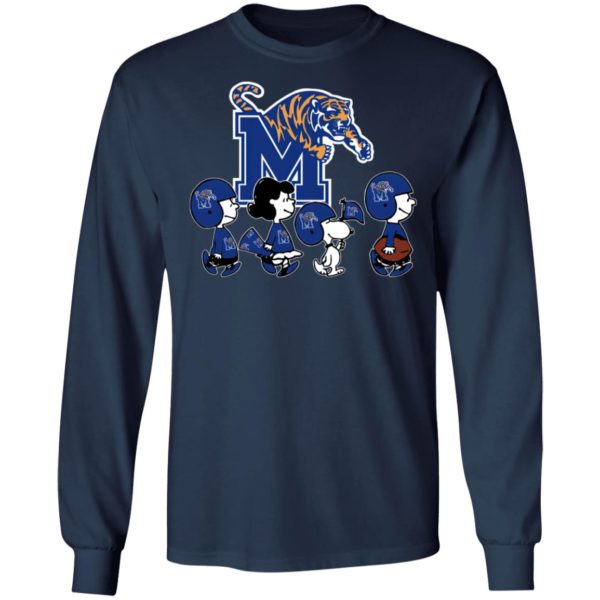 The Peanuts Snoopy And Friends Cheer For The Memphis Tigers NCAA Shirt