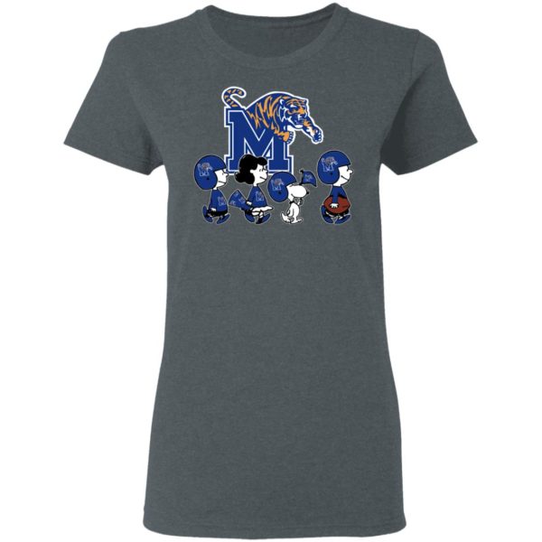 The Peanuts Snoopy And Friends Cheer For The Memphis Tigers NCAA Shirt