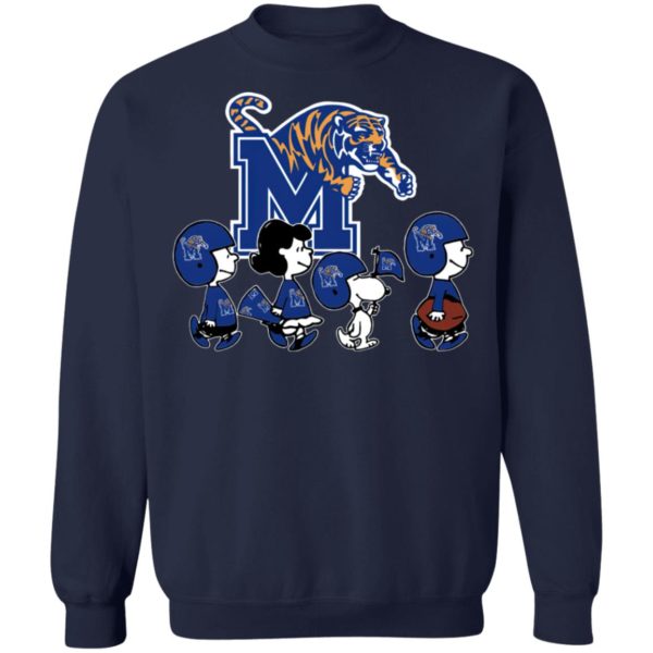 The Peanuts Snoopy And Friends Cheer For The Memphis Tigers NCAA Shirt