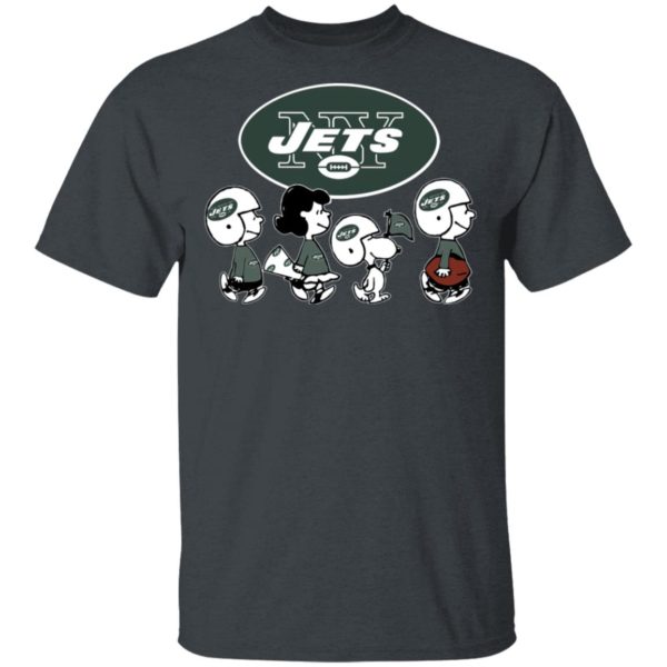 The Peanuts Snoopy And Friends Cheer For The New York Jets NFL Shirt