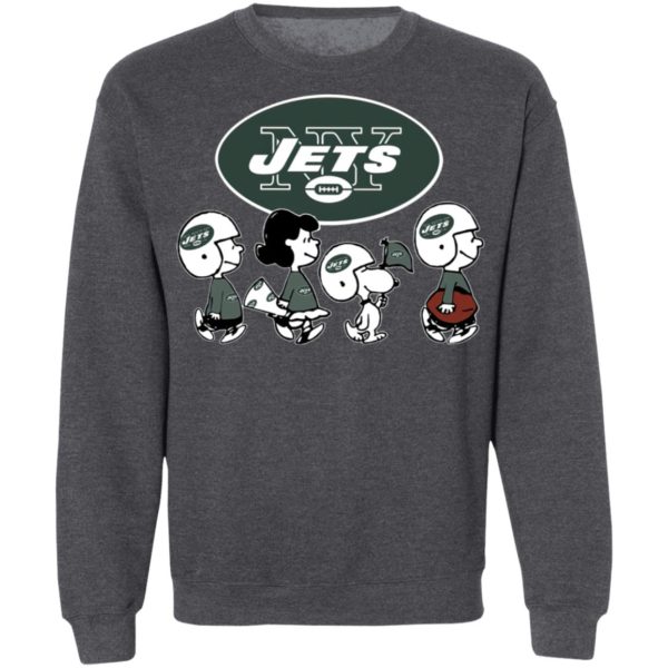 The Peanuts Snoopy And Friends Cheer For The New York Jets NFL Shirt