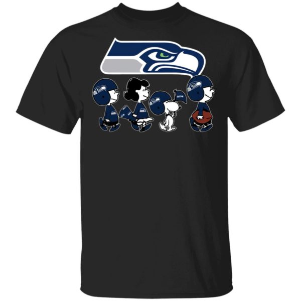 The Peanuts Snoopy And Friends Cheer For The Seattle Seahawks NFL Shirt