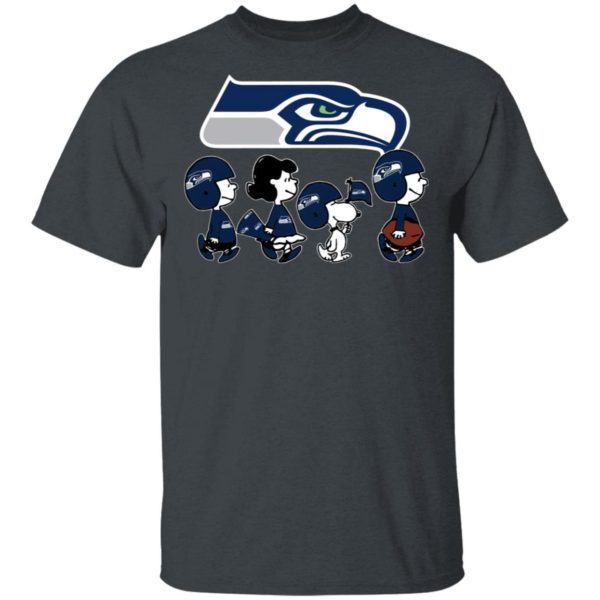 The Peanuts Snoopy And Friends Cheer For The Seattle Seahawks NFL Shirt