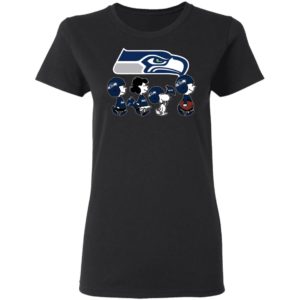 The Peanuts Snoopy And Friends Cheer For The Seattle Seahawks NFL Shirt