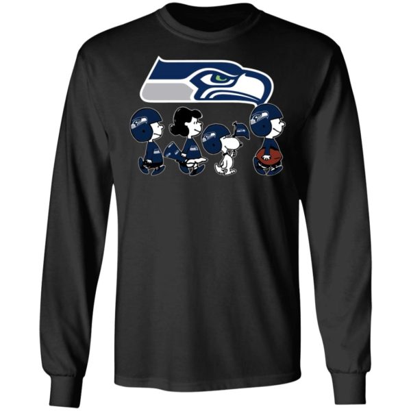 The Peanuts Snoopy And Friends Cheer For The Seattle Seahawks NFL Shirt