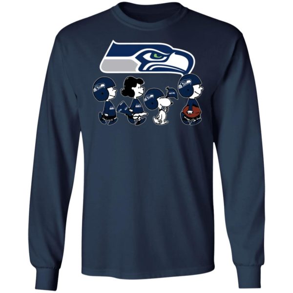 The Peanuts Snoopy And Friends Cheer For The Seattle Seahawks NFL Shirt