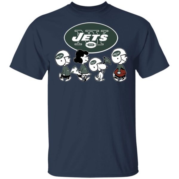 The Peanuts Snoopy And Friends Cheer For The New York Jets NFL Shirt